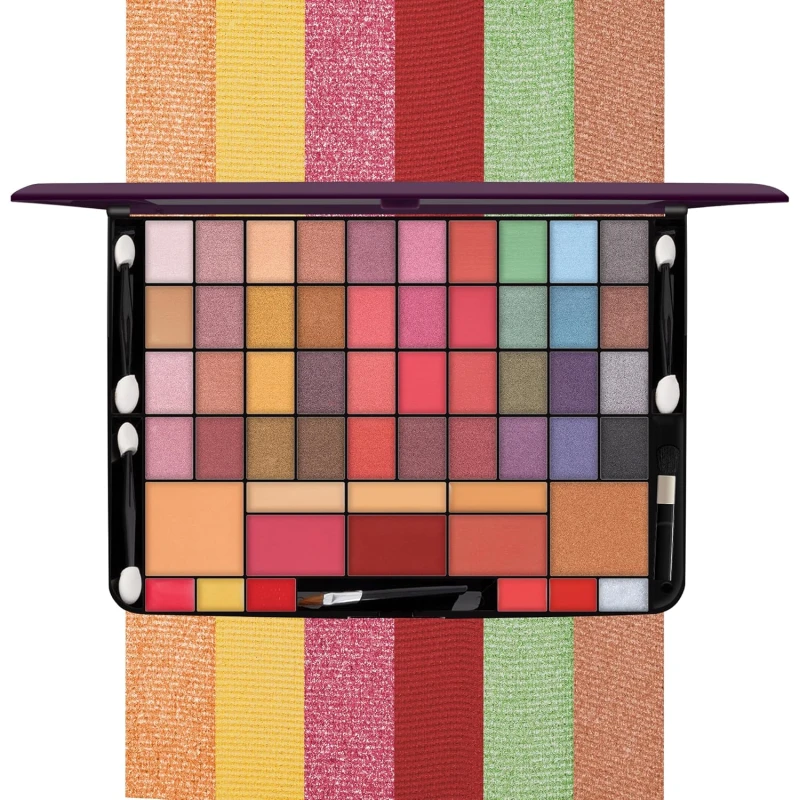 Hilary Rhoda Professional Makeup Kit | 40 Eyeshadows | Highlighter | Face Powder | 3 Contour & 3 Blushes | 6 Lip Glosses | Makeup Kit for Women | Highly Pigmented | 4 Brushes - 74g (Multicolor Shade-1) thumbnail 7